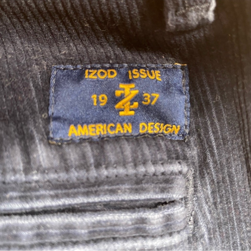 Izod Men's Navy‎ Corduroy Jeans - Picture 7 of 7